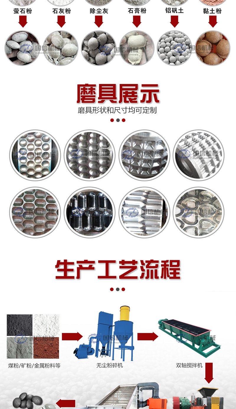 壓球機(jī)生產(chǎn)線模具展示